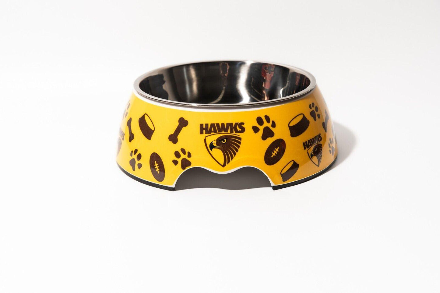 AFL Pet Bowl - Hawthorn Hawks - Food Water - Dog Cat