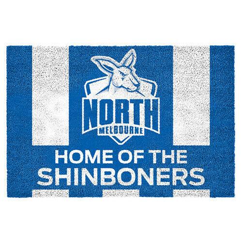 AFL Front Back Door Welcome Entry Mat - North Melbourne Kangaroos - 61cm x 41cm