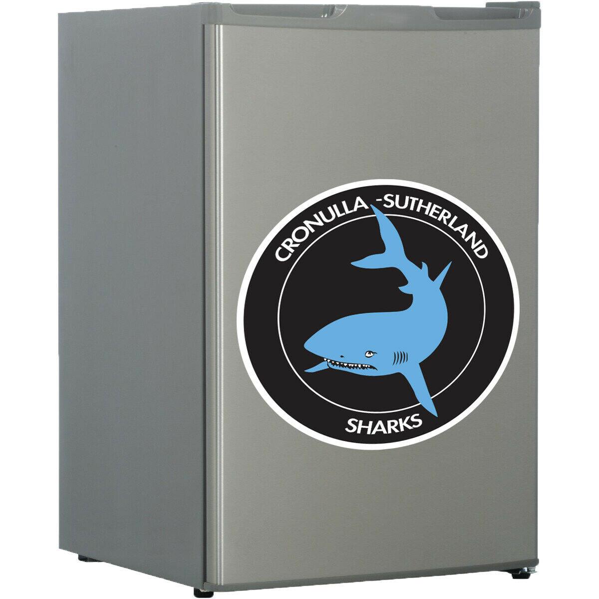 NRL Heritage Fridge Decal - Cronulla Sharks -Team Logo Sticker - 470x470mm