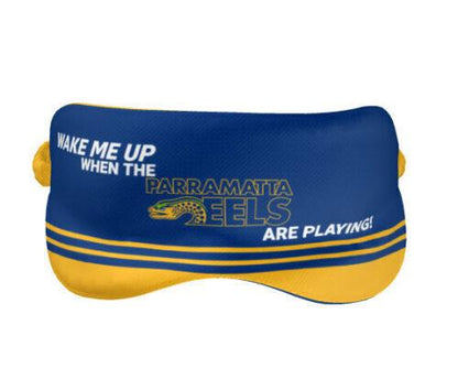 NRL Sleep Mask - Parramatta Eels - Reversible - Washable - One Size