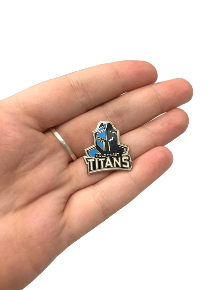 NRL Logo Team Logo Pin - Gold Coast Titans