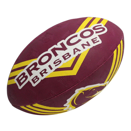 NRL 2023 Supporter Football - Brisbane Broncos - Game Size Ball - Size 5