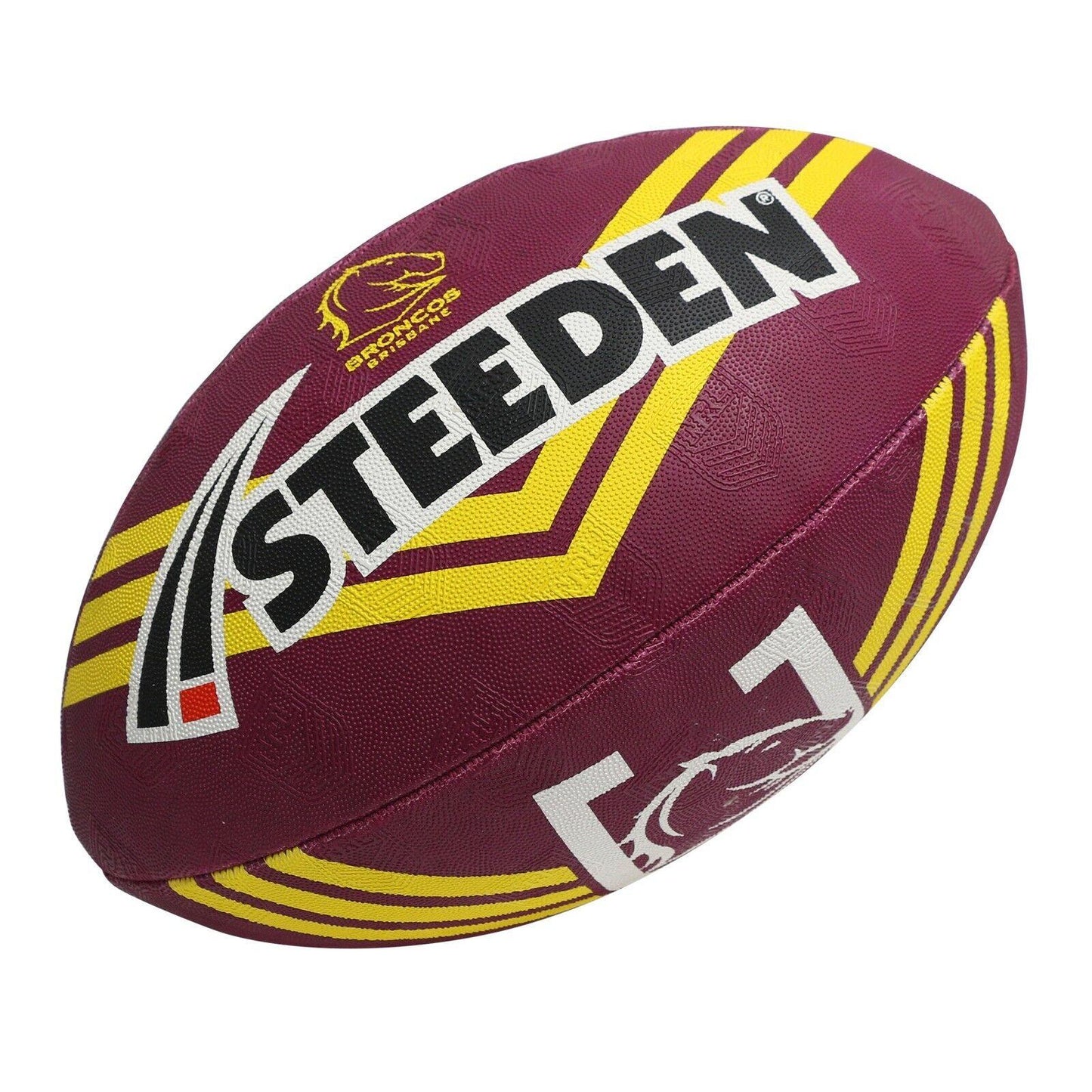 NRL 2023 Supporter Football - Brisbane Broncos - Game Size Ball - Size 11