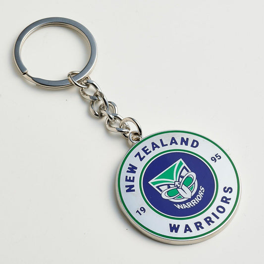 NRL Round Key Ring - New Zealand Warriors - Keyring - Rugby League - TROFE