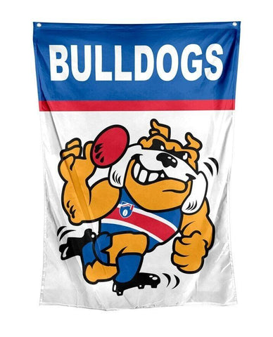 AFL Retro Wall Flag - Western Bulldogs - Cape Flag - Approx 100cm x70cm