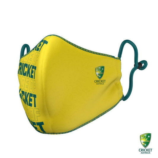 Cricket Australia - Face Mask - Reversible - Washable - Adult Large