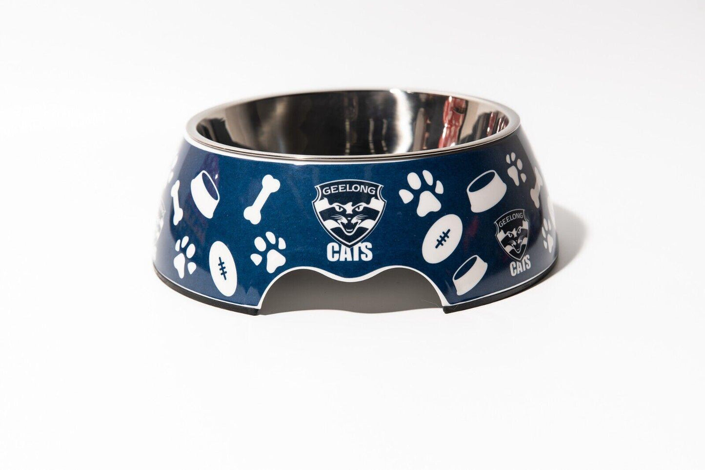 AFL Pet Bowl - Geelong Cats - Food Water - Dog Cat