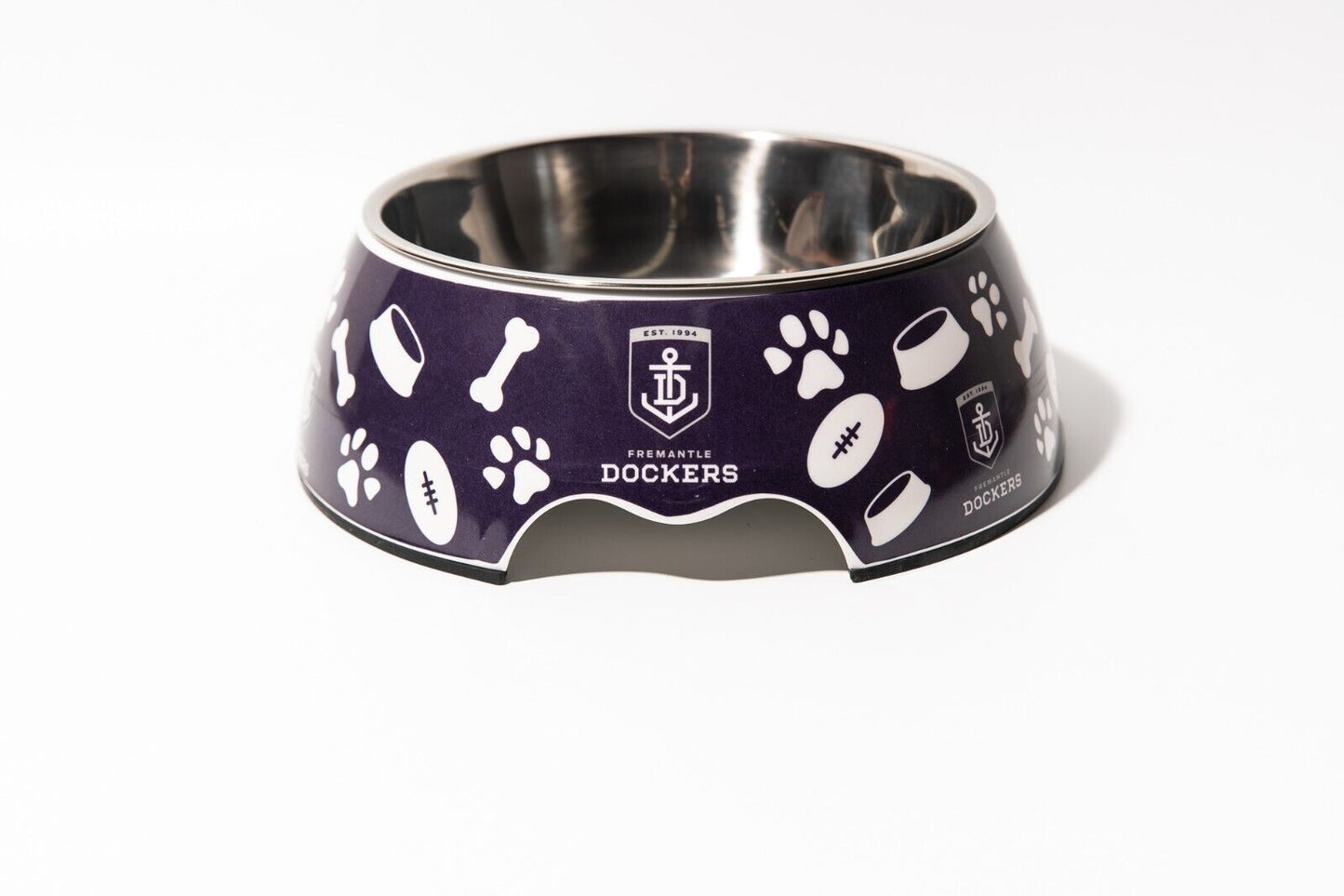 AFL Pet Bowl - Fremantle Dockers - Food Water - Dog Cat