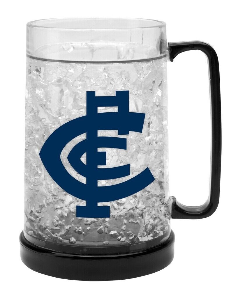 AFL Freeze Mug - Carlton Blues - 375ML - Gel Freeze Mug Cup