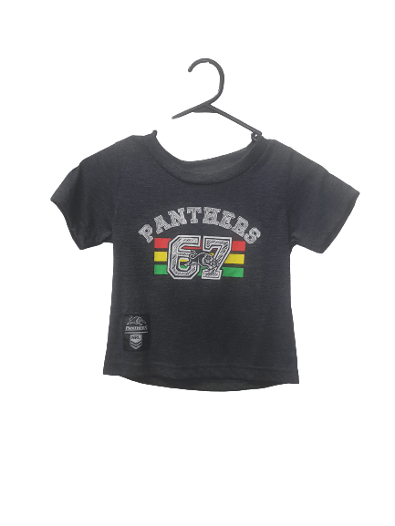 NRL Youth Screen Printed Marle Tee - Penrith Panthers - Infant - Youth