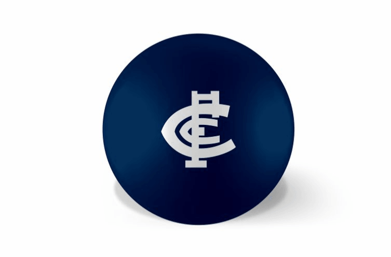 AFL Pool Snooker Billiards - Eight Ball Or Replacement - Carlton Blues