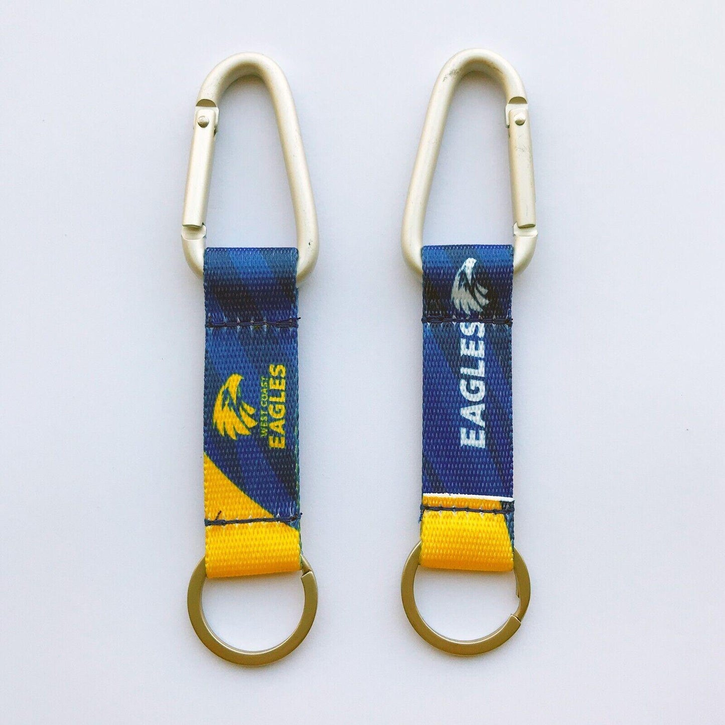 AFL Carabiner Key Ring - West Coast Eagles - Keyring - Clip and Ring