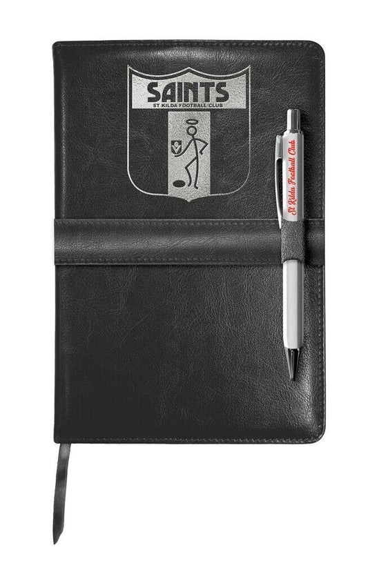 AFL Heritage Notebook & Pen Set - St Kilda Saints - A5 60 Page Pad