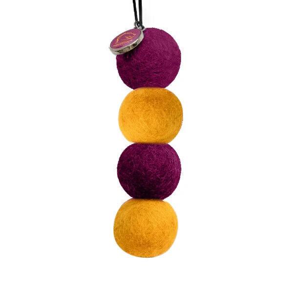 NRL Smelly Balls Set - Brisbane Broncos - Re-useable Car Air Freshener