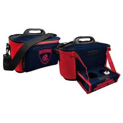 AFL Drink Cooler Bag With Tray - Melbourne Demons - Insulated - Team Logo