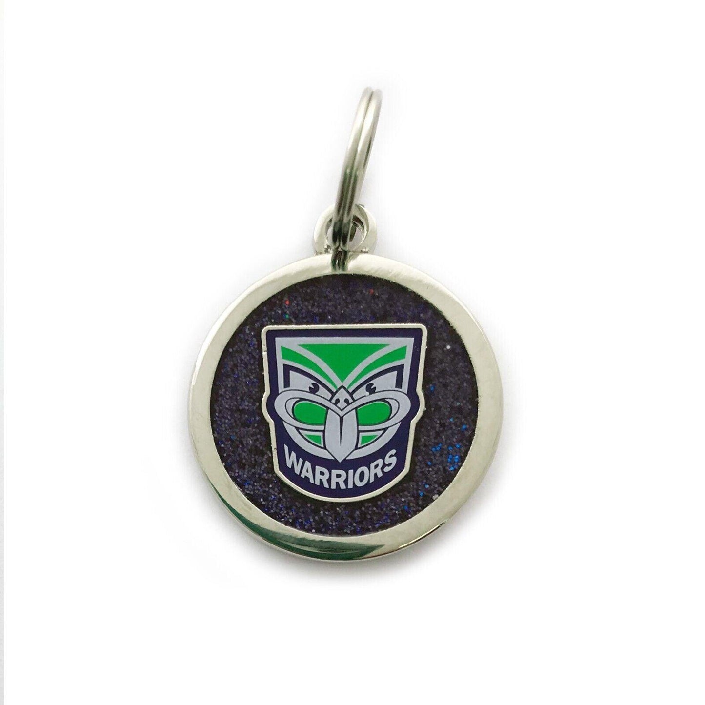 NRL Pet ID Tag - New Zealand Warriors - Engravable - 25mm diameter