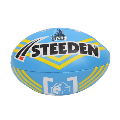 NRL 2023 6 Inch Supporter Sponge Football - Gold Coast Titans - Ball