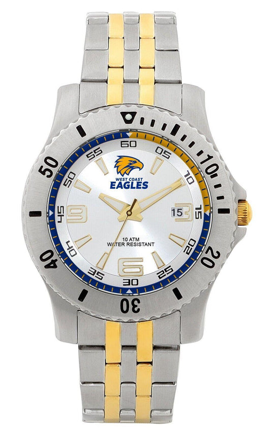 AFL Legends Watch - West Coast Eagles - Stainless Steel Band - Box incl.