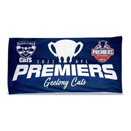 AFL 2022 Premiers Beach Towel - GEELONG CATS