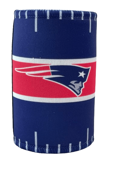 NFL Stubby Cooler - New England Patriots - Can Cooler - Drink - Rubber Base