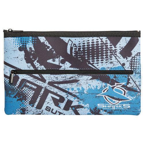 NRL Pencil Case - School - Work - Large - Cronulla Sharks-