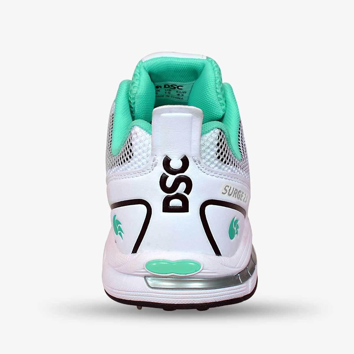 DSC Surge Multifunction 2.0 Cricket Shoe - Teal/White - Spike Sole - Adult