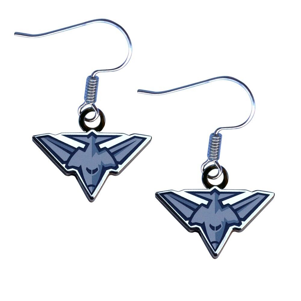 AFL Logo Metal Earrings - Essendon Bombers - Surgical Steel - Drop Earrings