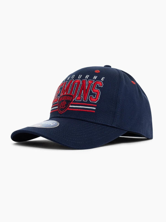 AFL Low Pro Wordmark Cap - Melbourne Demons - Hat - Youth - OSFM