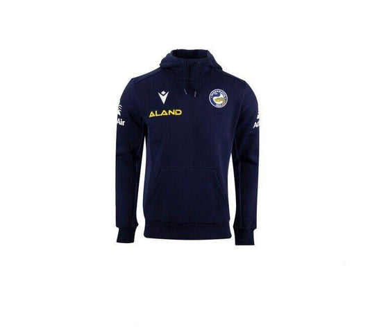 NRL 2023 Travel Hoodie Sweatshirt - Parramatta Eels - Adult - Jumper - MACRON