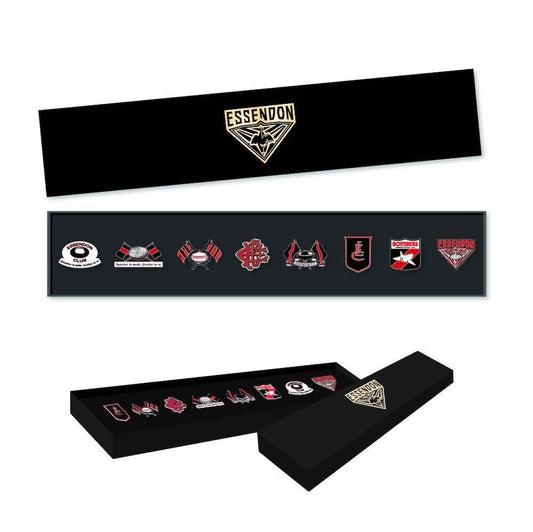 AFL Evolution Pin Set - History Logos - Essendon Bombers