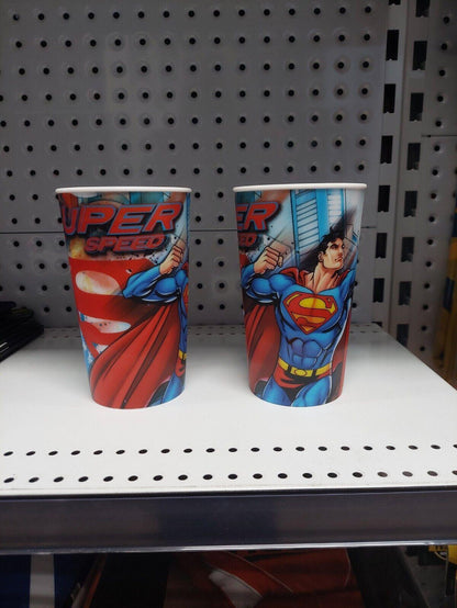 SUPERMAN Lenticular 500ml Drink Tumbler Cup - Set Of Two