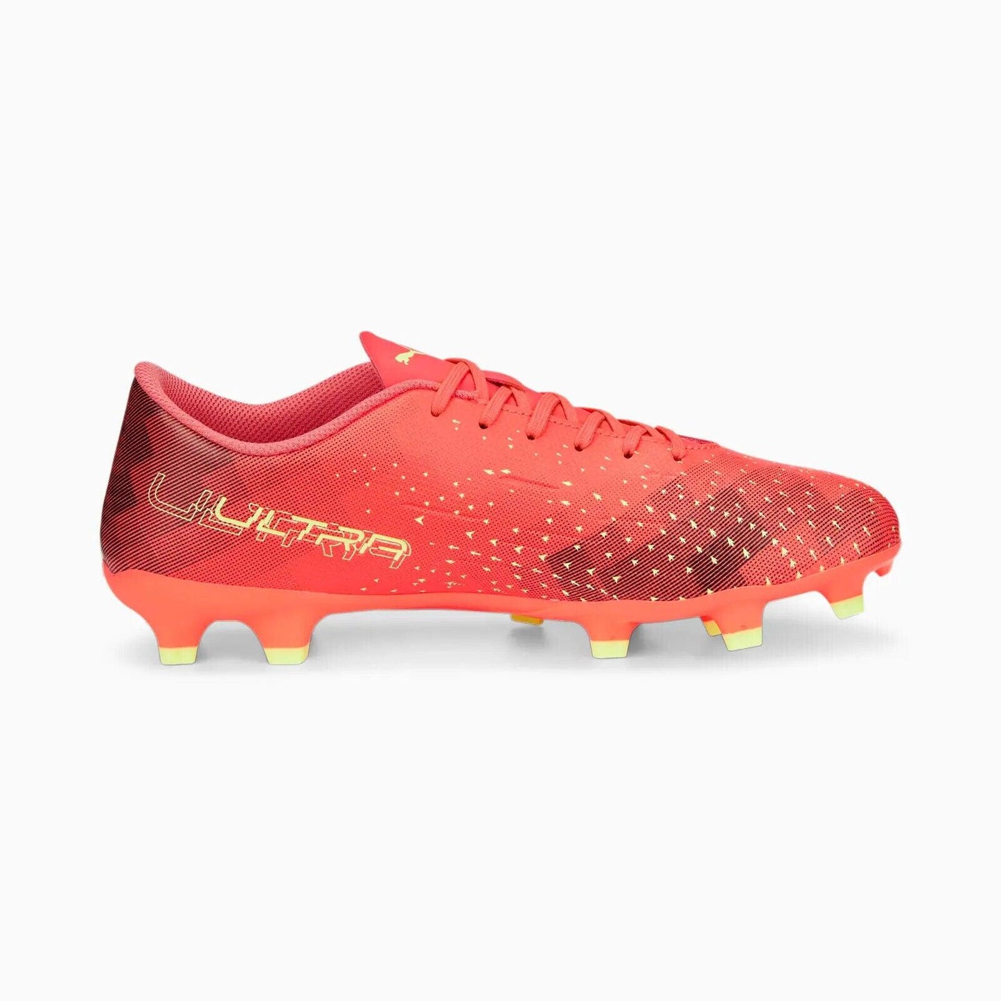 PUMA ULTRA PLAY FG/AG Football Boots - Fiery Coral/Fizzy Light - Mens - Shoe