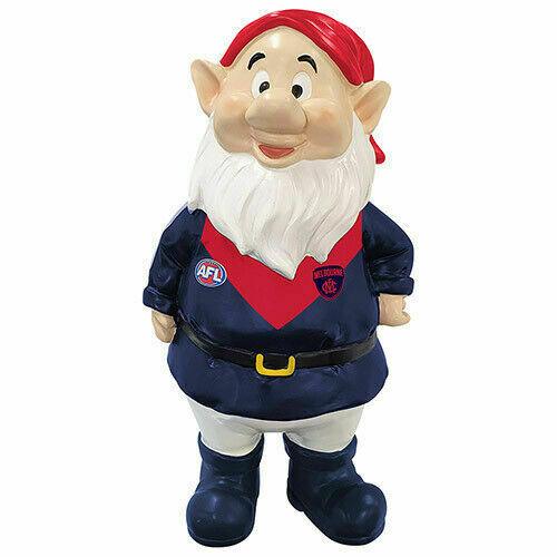 AFL Mini Garden Gnome - Melbourne Demons - Polyresin - 18cm