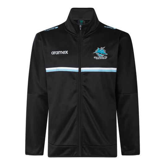 NRL 2023 Track Jacket - Cronulla Sharks - Adult - Rugby League - CLASSIC