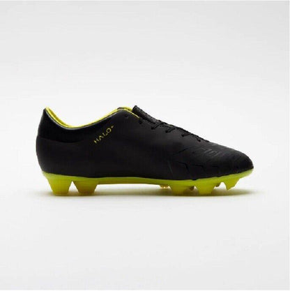 CONCAVE Halo + FG Football Boots - Black/Yellow - Kids Shoe - Youth - SIZE 4