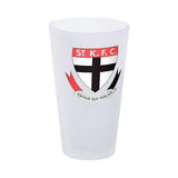 AFL Frosted Conical Glass Set Of Two - St Kilda Saints - 500ml