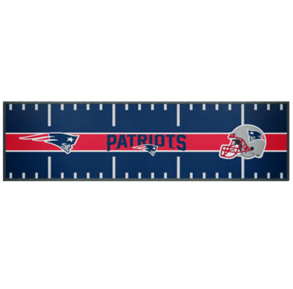 NFL Bar Runner - New England Patriots - 25x90cm - Rubber Backed