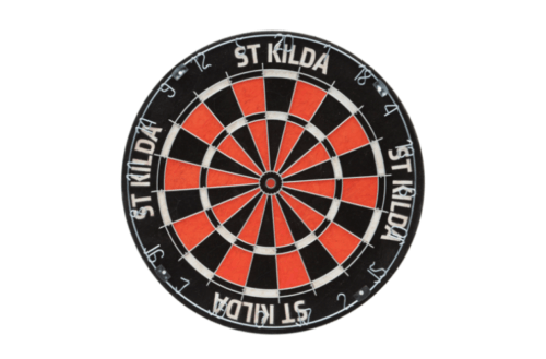 AFL Competition Size Dart Board - St Kilda Saints - Dartboard