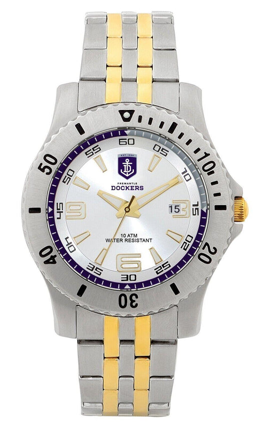 AFL Legends Watch - Fremantle Dockers - Stainless Steel Band - Box incl.