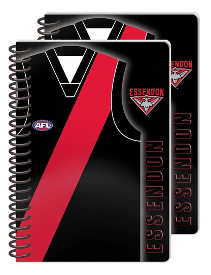 AFL Notebook Pad - Set Of Two - Essendon Bombers - Rugby League