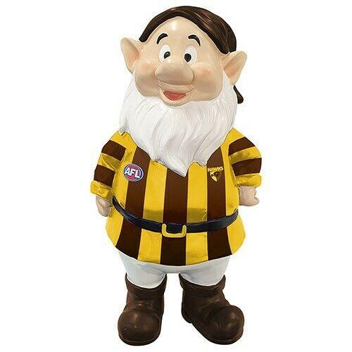 AFL Mini Garden Gnome - Hawthorn Hawks - Polyresin - 18cm